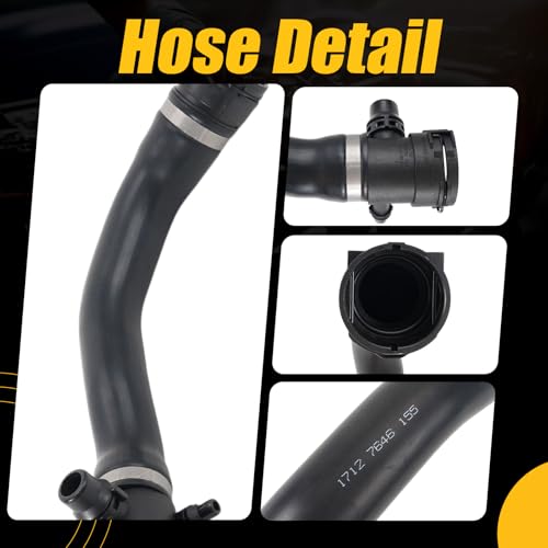 WIBEIIOO 17127646155 Car Radiator Coolant Water Hose for BMW 2011-2018 X3 X4 F25 F26 sDrive20i xDrive20i X xDrive28i Replacement# 17127601855 7601855 7646155 16547BW 273561A 0011022950 753931 35186 by wibeiioo - Image 5