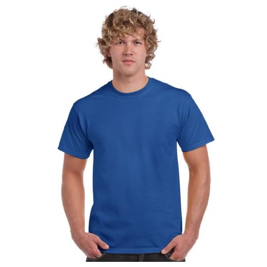 Gildan T-shirt för män tung bomull, Blå (kungblå), XL