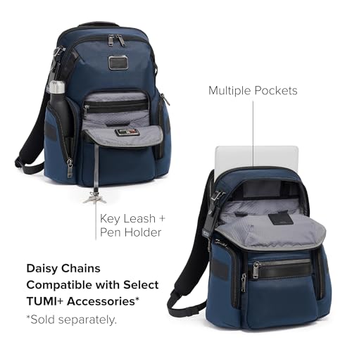 Image of TUMI - Alpha Bravo Navigation Backpack - Everyday Travel and Commute Bag - Fits Up to 15 inch Laptop - 16.0 inch X 14.0 inch X 7.3 inch - Navy