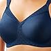 Glamorise Full Figure Plus Size MagicLift Seamless T-Shirt Bra Wirefree #1080 Blue