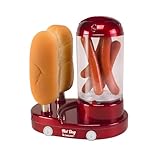 BEPER P101CUD502 Appareil à hot-dogs et cuiseur à œufs 3 en 1, cuiseur vapeur pour sauciss...