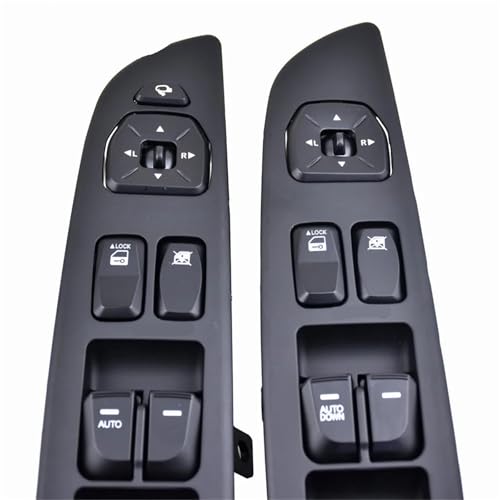 Interrupteur rétroviseur LED bleu pour commande de miroir de voiture - 3