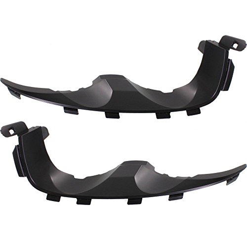 Evan Fischer Bumper Bracket Compatible with 2012-2016 Chevrolet Sonic Front, Driver and Passenger Side, Head Lamp Mounting Plastic Hatchback/Sedan