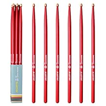 1. Unbeatable Value for Serious Players: Get 3 pairs of premium hickory sticks for the price most brands charge for 1-2 pairs. As one 40-year veteran drummer says: “Shockingly good for the price... give these a shot.” 2. Premium Quality & Consistent ...
