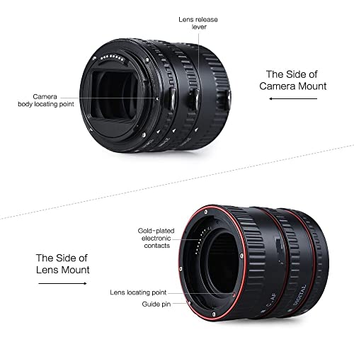 Juego de Tubos de Extensión para Cámaras Canon EF EF-S - Fernando Cortés Juego de Tubos de Extensión para Cámaras Canon EF EF-S - Fernando Cortés