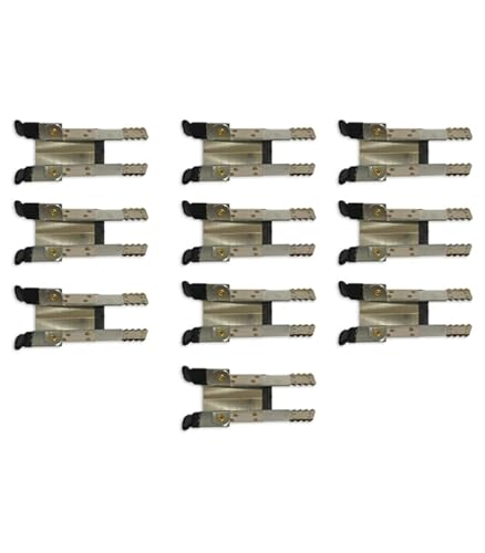 FERPASA® - Pinzas para Bloqueo de Persianas, Cierre Antirrobo para Persianas de Acero Inoxidable. Resistencia, Robustez y Seguridad para su Hogar. Packs de 2, 4, 6 y 10 uds. (10 Uds. Bolsa)