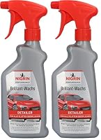 NIGRIN Performance Brillant-Wachs TURBO Auto Wachs, 500 ml Sprüh-Flasche, intensiviert Farben, bringt brillanten Hochglanz (Packung mit 2) – Ansicht 1