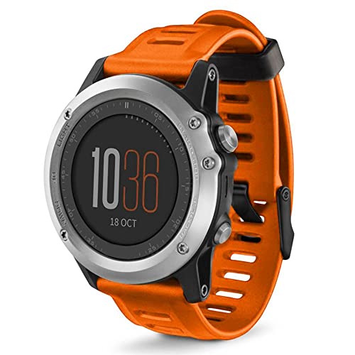 Correa de 26 mm para Garmin Fenix 5X silicona flexible que evita irritaciones por sudor 3