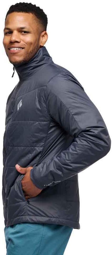 BLACK DIAMOND Men’s Solution 2.0 Jacket | Stretch Fleece Insulated Midlayer | Breathable Lightweight Alpine & Climbing Wear