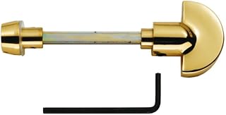 Ironmongery Hardware Online Bathroom Thumb Turn Replacement Spindle Door Lock Spare Handle snib bar (Polished Brass)