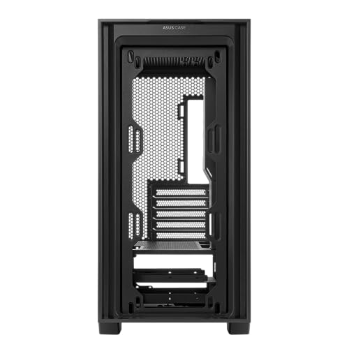 ASUS A21 Micro-ATX Case Black Edition Supports Graphics Cards up to 380mm, 360mm Coolers, & Standard ATX PSUs, Porous Front-Panel Mesh, Compatible with New BTF Hidden Connector Technology - Image 9