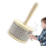 Holz- – Natürliche Klangabgabe, Holz--Percussion-Musikinstrument | Metallperlenkette Und Zylinder-Pop-Handshaker Für Kinder, Die Kleine Kabasa Unterrichten