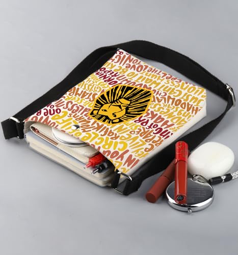 CMNIN The Lion Musical Inspire Gifts Hakuna Matata Crossbody Bag Animal Kingdom Gifts for Lion Lovers Fans Lion Merchandise4