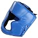 winying Kids Adults Boxing Headgear Adjustable Full Face Protection for Kickboxing Sparring Taekwondo Karate Judo Blue Small