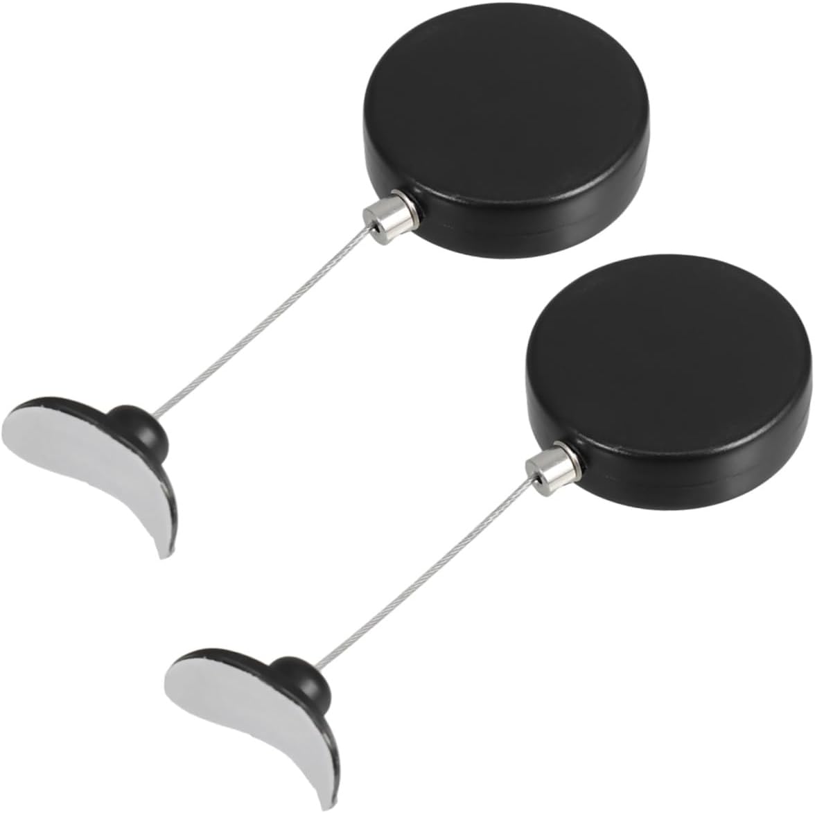 2Pcs Remote Control Security Lock with Durable Steel Cable Retractable Theft Protection for Tablets and Electronics User Friendly Design