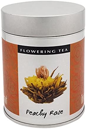 The Exotic Teapot - Flowering Tea Selection Box, 3 Sampler Tins of Blooming Tea, Jasmine Flower Tea Balls
