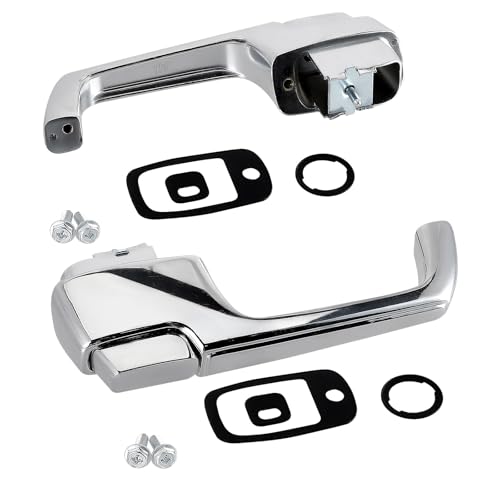 AotoParts Pair of Metal Outside Door Handles Compatible with 1967-1972
