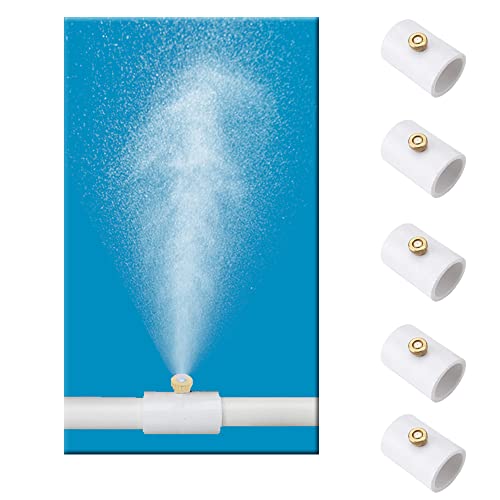 H&G lifestyles 1/2 Inch PVC Mist Nozzle Misting System for
