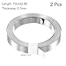 MECCANIXITY 2 Roll 10 Meter Nickel-Plated Steel Strip, Connecting Plate Steel Tape for Battery and Spot Welding, 10x0.1mm(WxT)