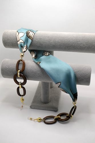 Chaînette pour lunettes en maille fine DO052 transformable en collier chic - 2