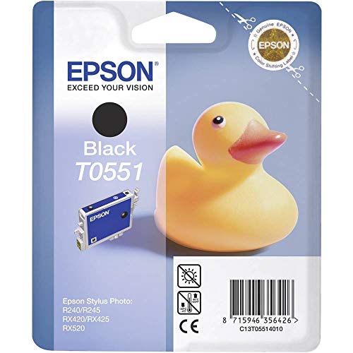 Preisvergleich Produktbild Epson T0551 Tintenpatrone Ente, Singlepack schwarz