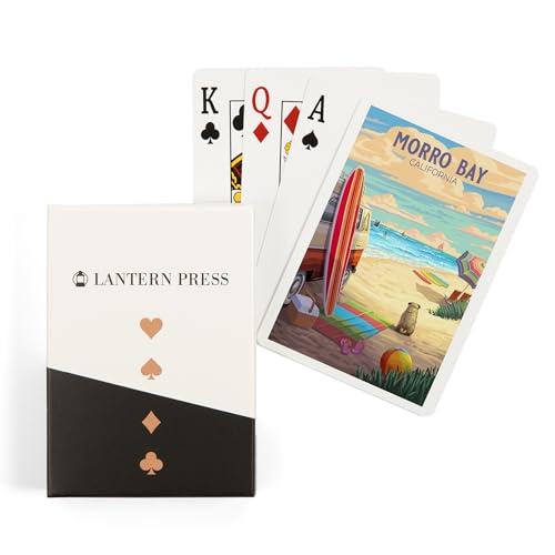 Baraja de cartas poker Lantern Press Morro Bay 52 naipes