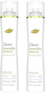 Dove Style + Care Compressed Micro Mist Flexible Hold Hairspray 5.5 oz (Pack of 2)