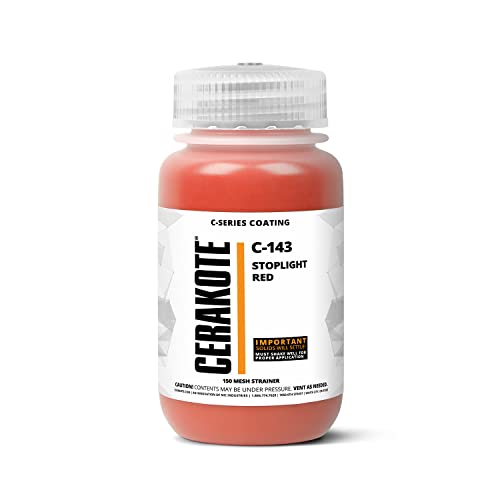 CERAKOTE-C-Series-Stoplight-Red-Ceramic-Coating-16-oz-C-143P CERAKOTE C-Series Stoplight Red Ceramic Coating, 16 oz, C-143P - Image 1