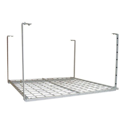 Image of HyLoft 00720 36- by 36-Inch Overhead Storage System, White