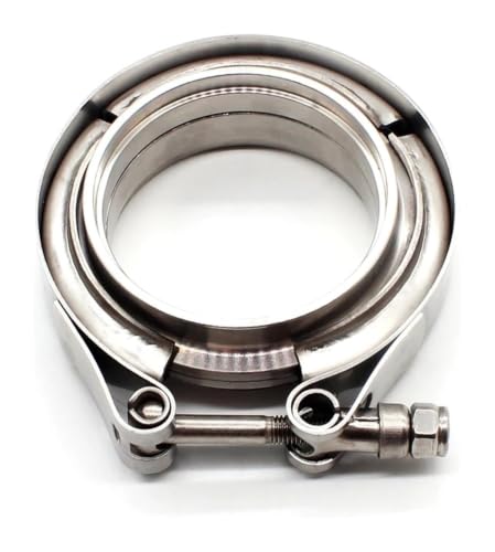 Abrazaderas para mangueras y kit de brida en V de acero inoxidable para escape 3