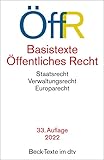 ABIS_BOOK Basistexte Öffentliches Recht: Staatsrecht. Verwaltungsrecht. Europarecht. Mit Föderalismusreform (Beck-Texte im dtv)