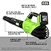 2025 Upgrade Leaf Blower, Leaf Blower Cordless with 2 * 2.6AH Batteries and Fast Charger, 450CFM &150MPH and 2 Speed Mode, Lightweight Electric Leaf Blowers for Lawn,Yard, Leaves, Dust,Snow Care