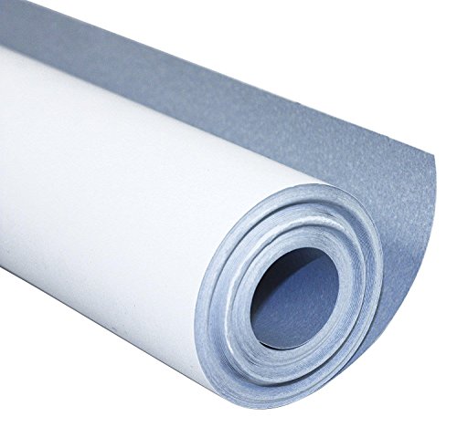 Clairefontaine 34162C Rolle Malpapier (120 g, 50 x 1 m, ideal für Gruppenaktivitäten) 1 Rolle weiß/blau