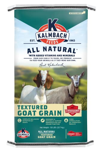 Kalmbach Feeds 16% Goat Grain Textured Complete Goat Feed, 50 lb Bag