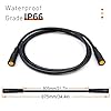 HUDAMZKY Ebike Extension Cable Julet 2Pin/3Pin/4Pin/5Pin/6Pin Waterproof Connector Female to Male DIY Electric Bicycle Brake Display Throttle Light Extension Signal Cable(3pin Female-Female) #1