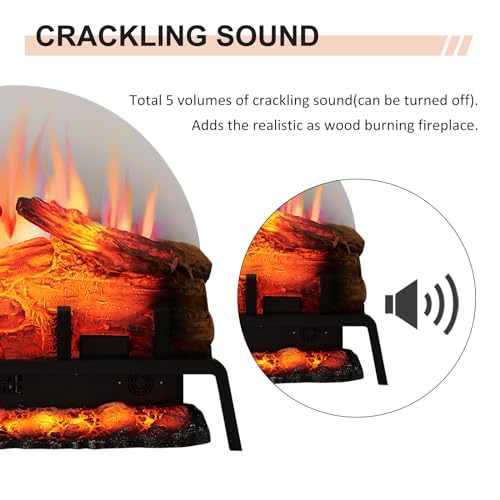 Puraflame EF511A 24 Inch Free Standing Electric Fireplace Log Set Insert thumb #4