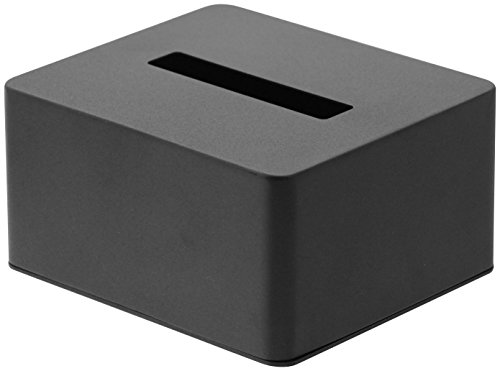 山崎実業(Yamazaki) ティッシュケース ブラック サイズ:約W15.5XD13.5XH7.5cm tower 4218 山崎実業(Yamazaki) ティッシュケース ブラック サイズ:約W15.5XD13.5XH7.5cm tower 4218