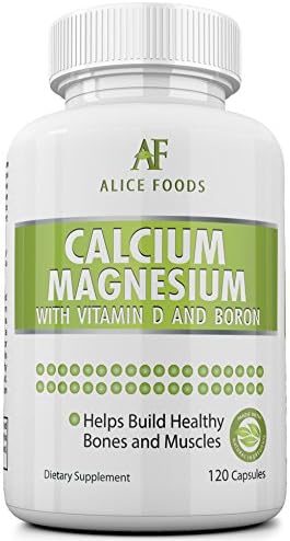 Calcium Magnesium Vitamin D Boron Complex - Effective Calcium Absorption and Retention - 120 Capsules