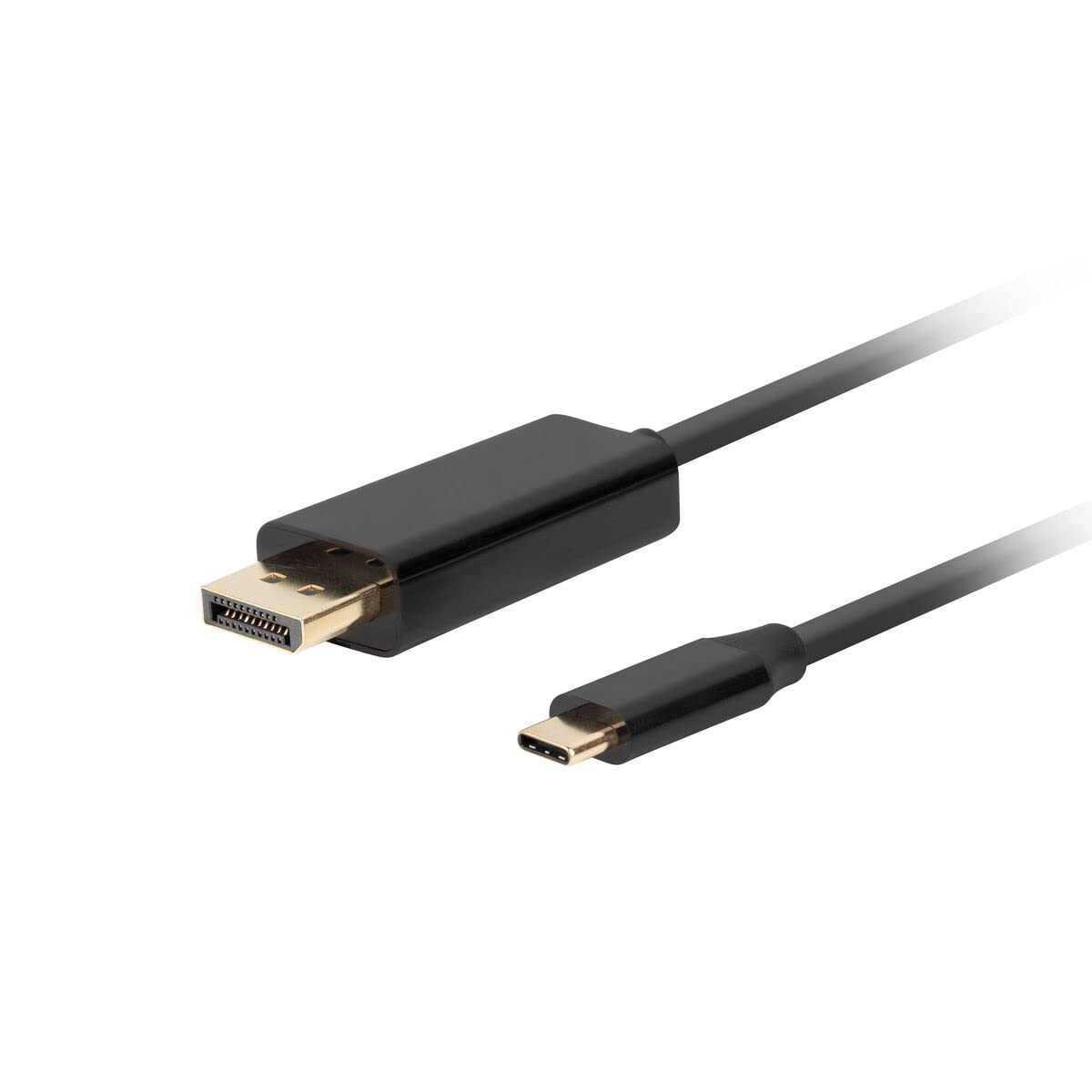 Your Sports Performance Men's Black Lanberg Cable Usb-C(M)->Displayport(M) 1M 4K 60Hz Ca-Cmdp-10Cu-0010-Bk