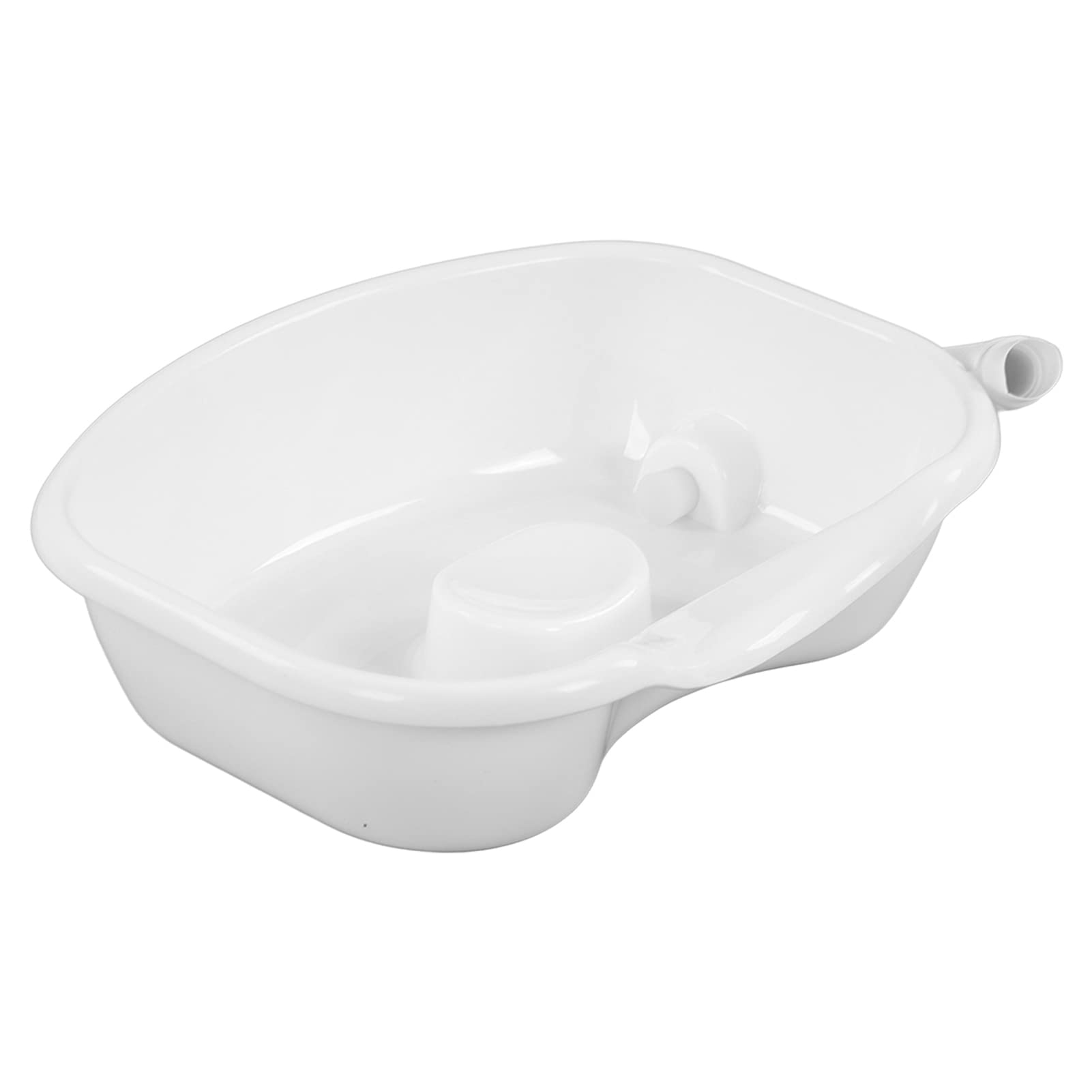 Portable Shampoo Basin with Headrest Design Retractable Drainage Pipe and Smooth Surface Hair Washing Tray for Bedridden Patients Pregnant Women