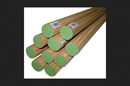 Alexandria Moulding Round Ramin Hardwood Dowel 1-1/4 in. Dia. x 36 in. L Light Green