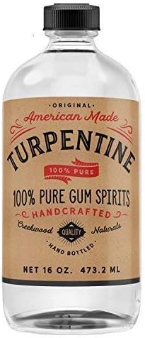 16 Oz 100% Pure Gum Spirits of Turpentine