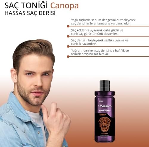 VASSO Saç Toniği | Hassas Saçlar İçin | Hassas Saç Derisi Rahatlatma, Hücre Yenileme | canopa 260 ml - Görsel 4
