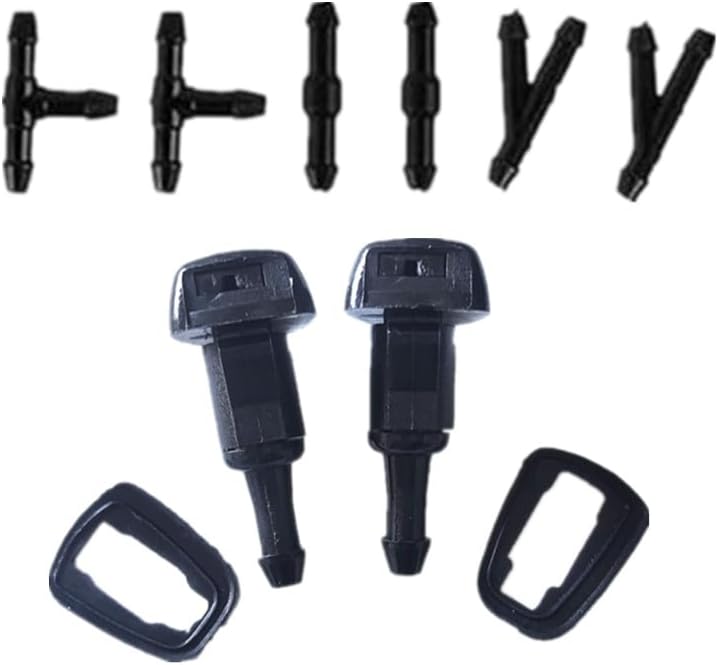 Windshield Washer Nozzles for Toyota FJ Cruiser 2007-2014, Sequoia 2004-2007, Tundra 2000-2006, Premium Fluid Jet Nozzle, 85381-34030, 2 Pack
