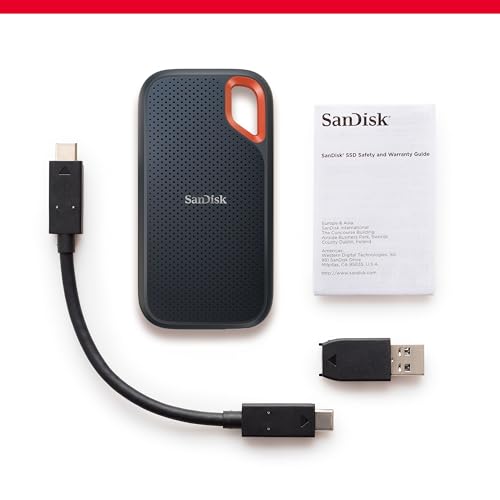 SSD NVMe portátil SanDisk Extreme de 500 GB USB-C disco duro sólido externo resistente al agua 2