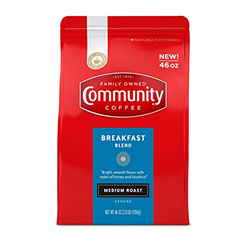 Image of Community Coffee Breakfast Blend Medium Roast Ground 46 oz Bag