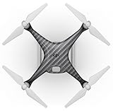 DesignSkinz - Compatible with Drone DJI Phantom 3/3 Pro - Skin Decal Protective Scratch Resistant Vinyl Wrap - Carbon Fiber Texture