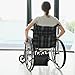 Threlaco 2 Pcs Urine Drainage Bag Holder Canvas Catheter Bag Covers for Wheelchairs Chair Bed Under Basket with Adjustable Straps for Foley Infusion Nephrostomy Bags, 15 x 11 x 9 in(Black)