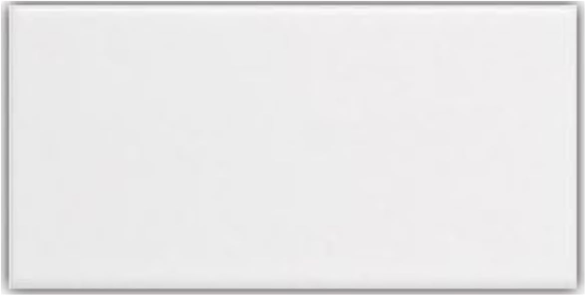 Tenedos White 3x6 Matte Ceramic Subway Wall Tile – Italian Design for Kitchen Backsplash, Shower, Bathroom & Accent Walls (Box of 80 Tiles, Covers 10 Sqft)