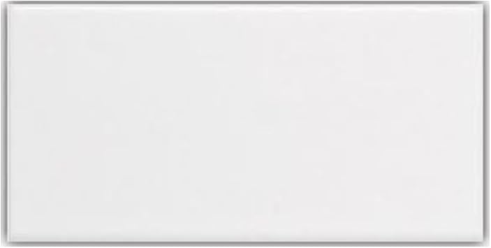 Tenedos White 3x6 Matte Ceramic Subway Wall Tile Italian Design for Kitchen Backsplash, Shower, Bathroom & Accent Walls Box of 80 Tiles, Covers 10 Sqft